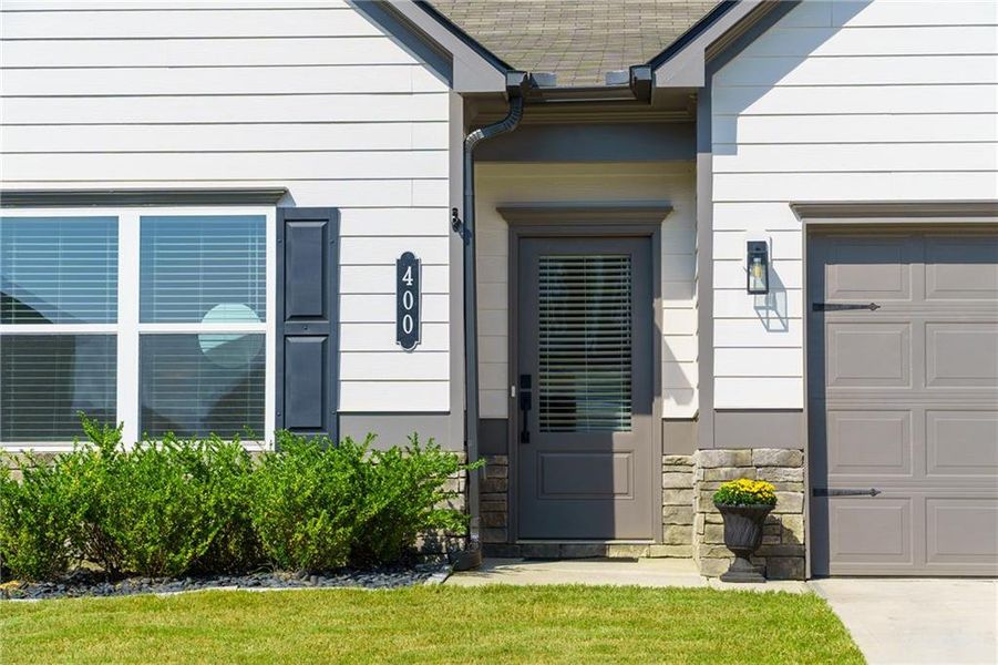 Exterior details and patio area of a home in , Cartersville (Image 3). Exterior details and patio area of a home in , Cartersville (Image 3).