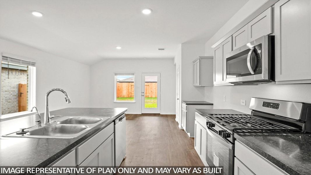 Furnished interior view inside a new home in , Crosby (Image 4).