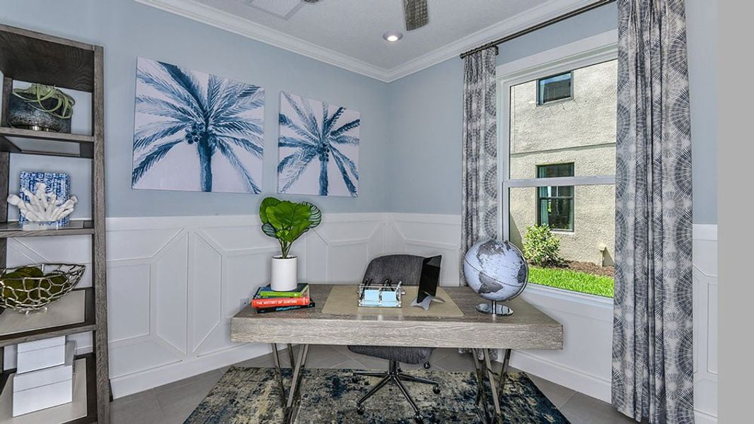 Furnished interior view inside a new home in Skye Ranch Community Group Page, Sarasota (Image 11). Furnished interior view inside a new home in Skye Ranch Community Group Page, Sarasota (Image 11).