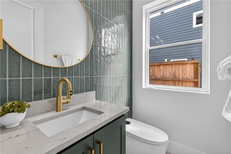 Furnished interior view inside a new home in , Atlanta (Image 9).