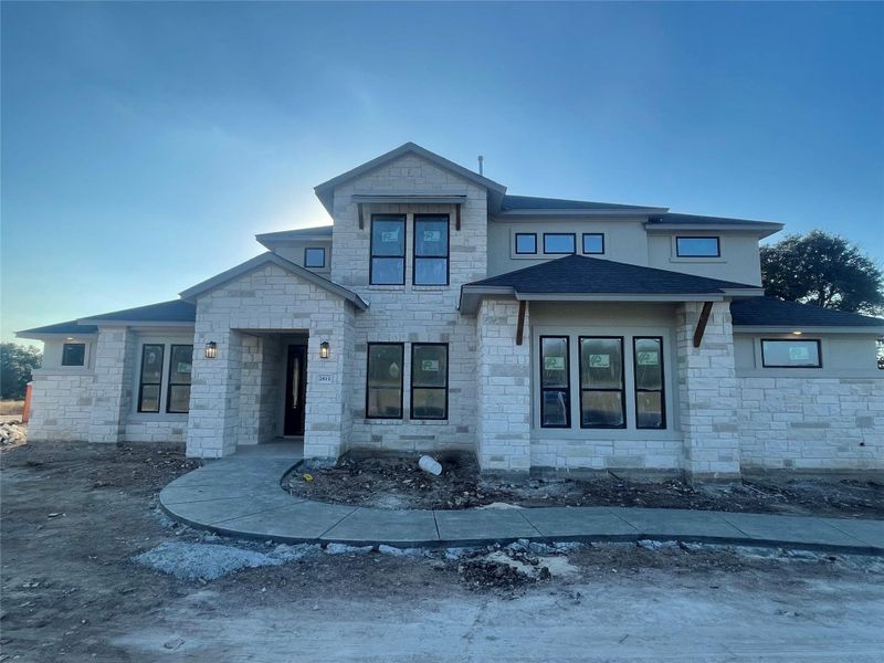 In-progress construction of a new home in Leander Estates, Leander, TX (Image 5).