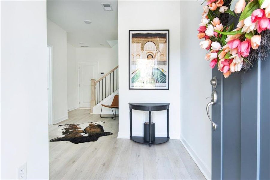 Furnished interior view inside a new home in Townes at South Main, Kennesaw (Image 9).