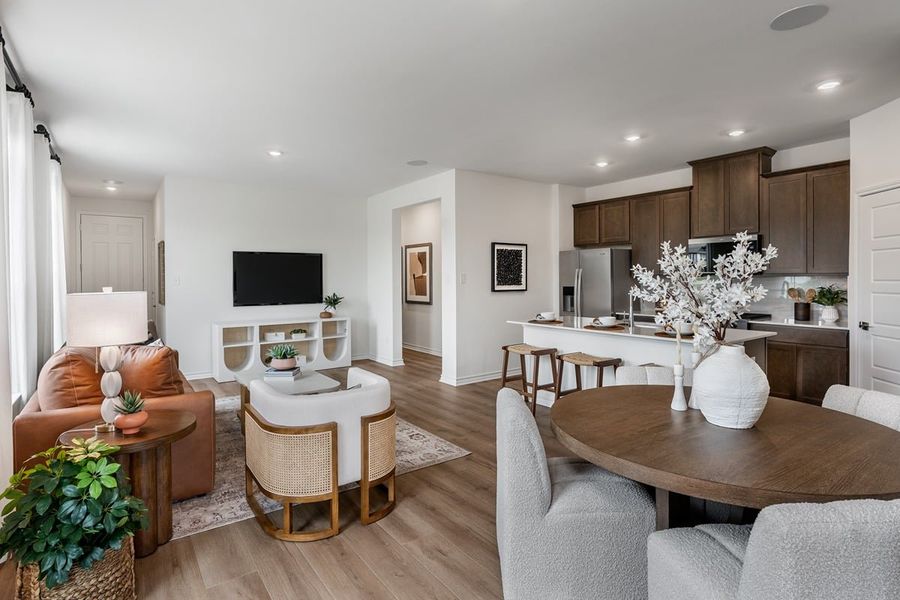 Representative furnished interior of a home built from the 1605 Modeled by KB Home in Elevon, Lavon (Image 7).