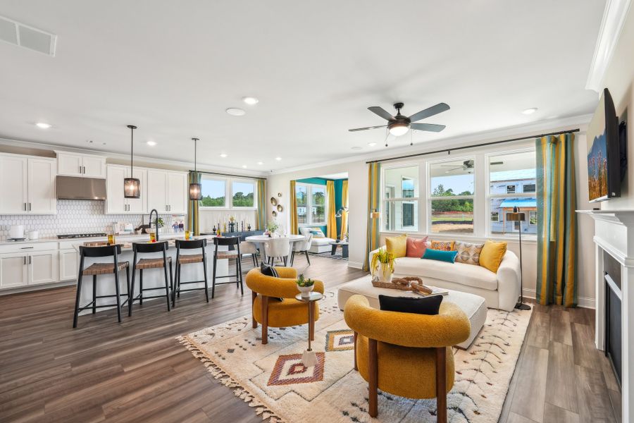 Furnished interior view inside a new home in Bennett Farm, Loganville (Image 16).