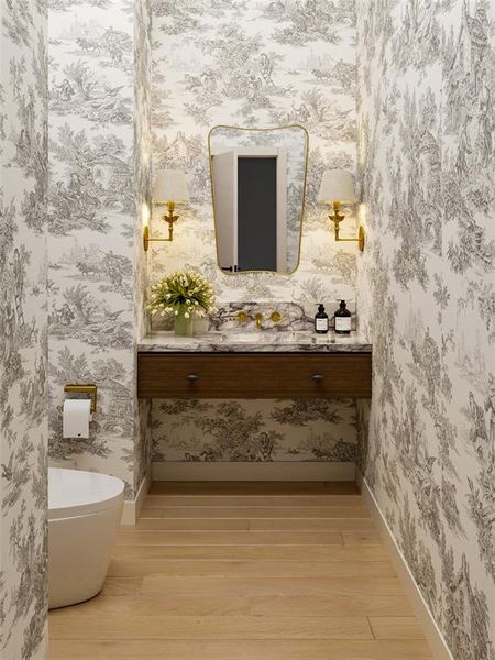 Furnished interior view inside a new home in , Dallas (Image 6).