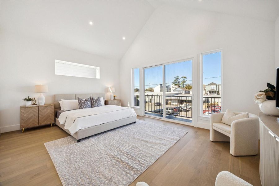 Furnished interior view inside a new home in West 21st Residences, Houston (Image 16).