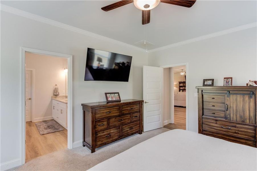 Furnished interior view inside a new home in , Pendergrass (Image 16).