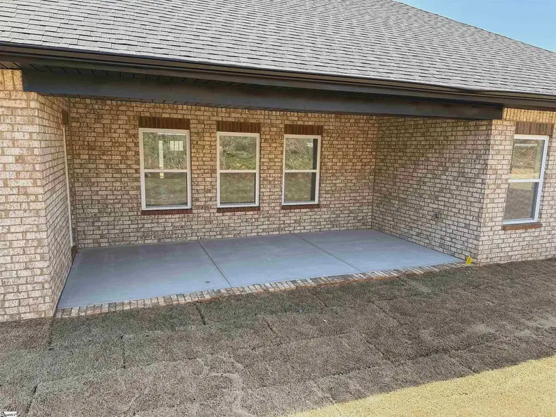 Exterior details and patio area of a home in Hidden Lake Estates, Greenville (Image 3). Exterior details and patio area of a home in Hidden Lake Estates, Greenville (Image 3).