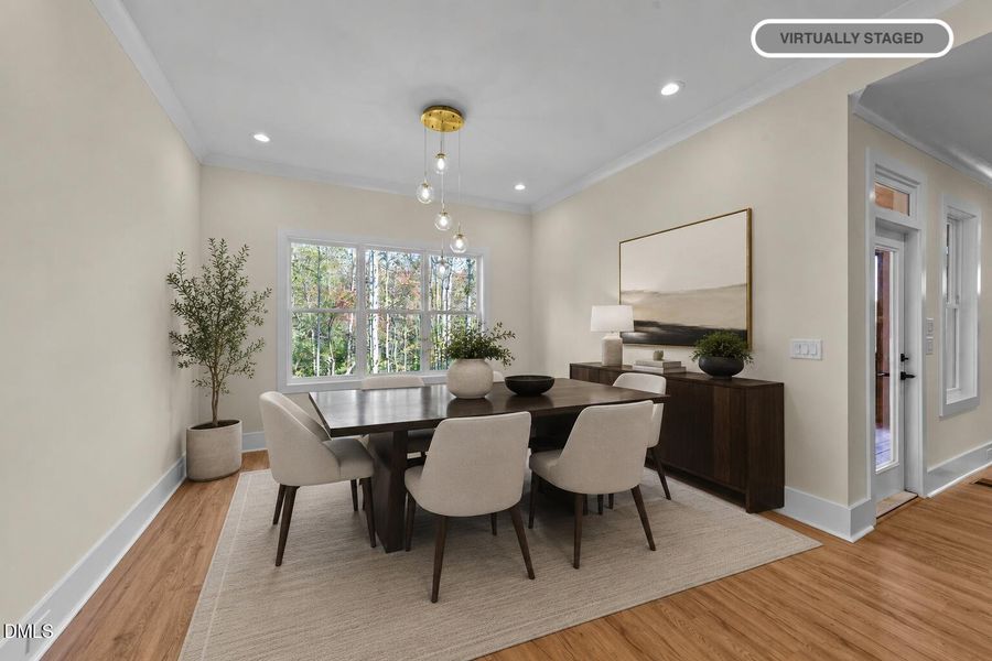 lot 44 staged dining room