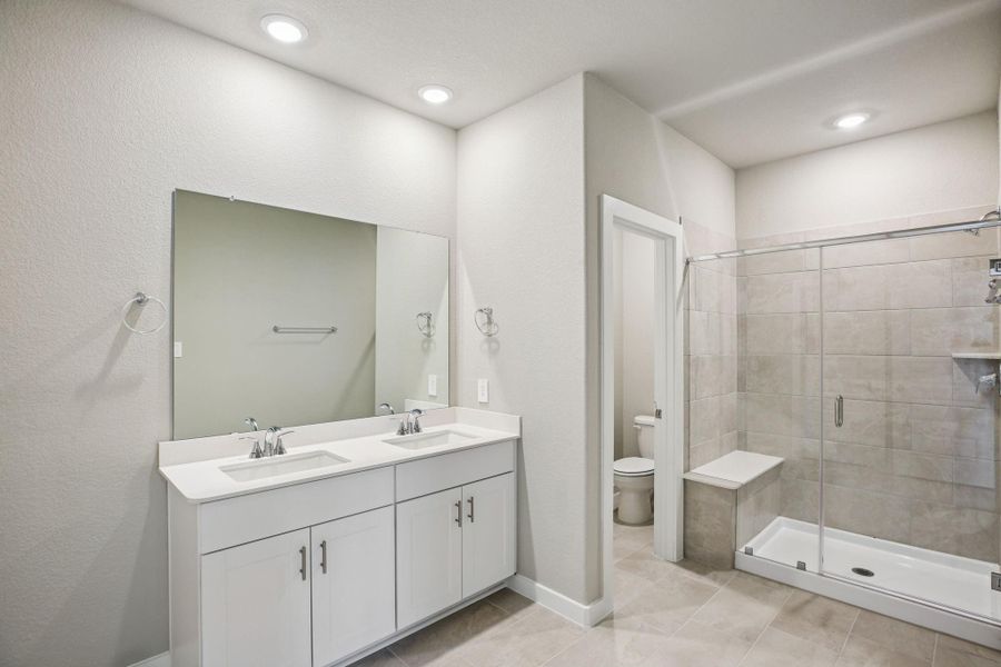 Furnished interior view inside a new home in Spring Brook Village - City Series, Houston (Image 11).