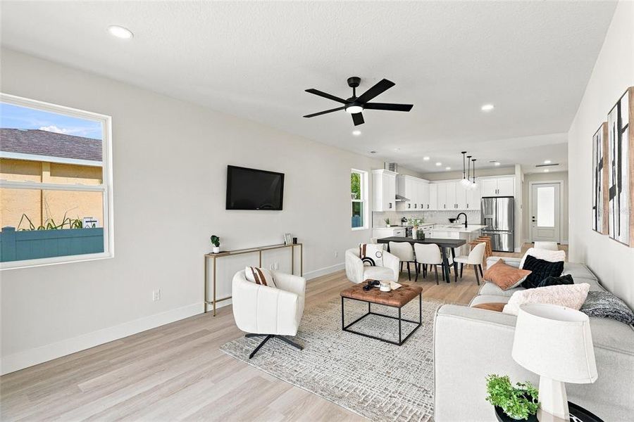 Furnished interior view inside a new home in , Largo (Image 8). Furnished interior view inside a new home in , Largo (Image 8).