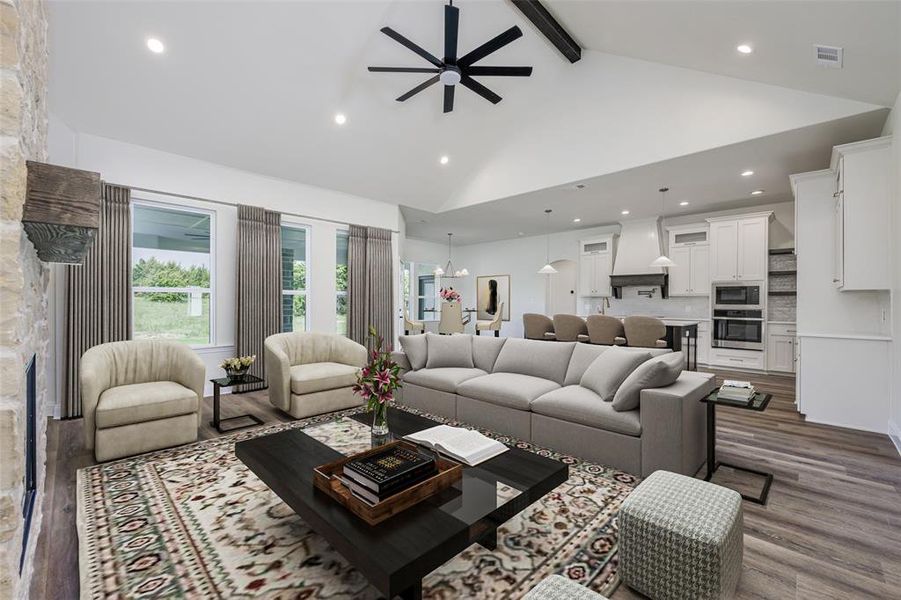 Furnished interior view inside a new home in , Farmersville (Image 5).