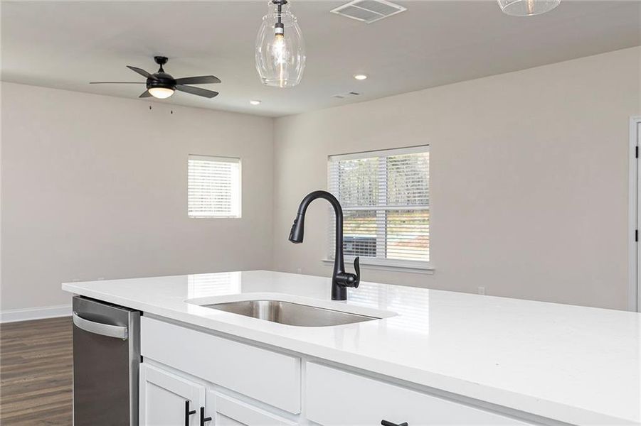 Close-up of interior finishes inside a home in Mount Tabor Pointe, Dallas (Image 11).