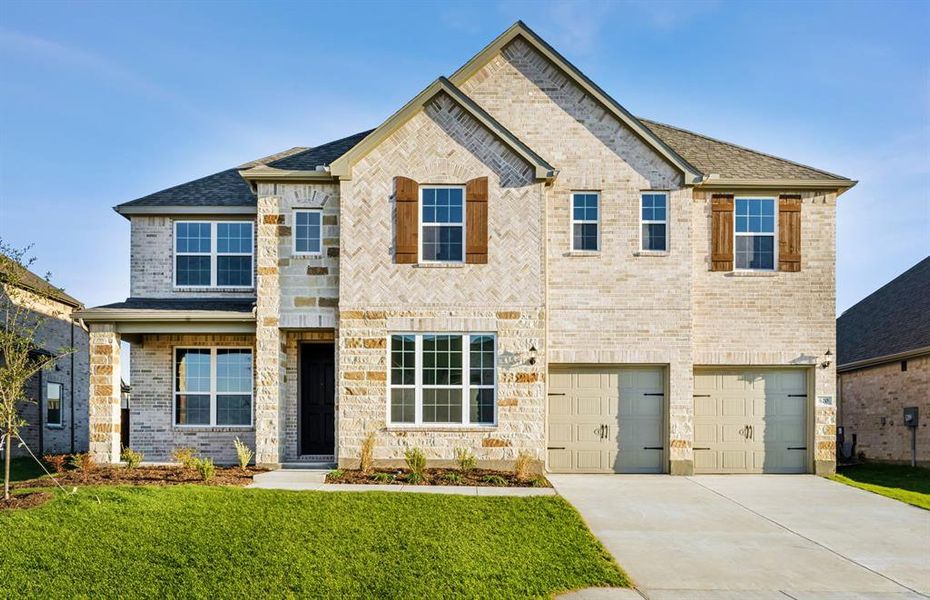 NEW CONSTRUCTION: Beautiful two-story home available at Westside Preserve in Midlothian