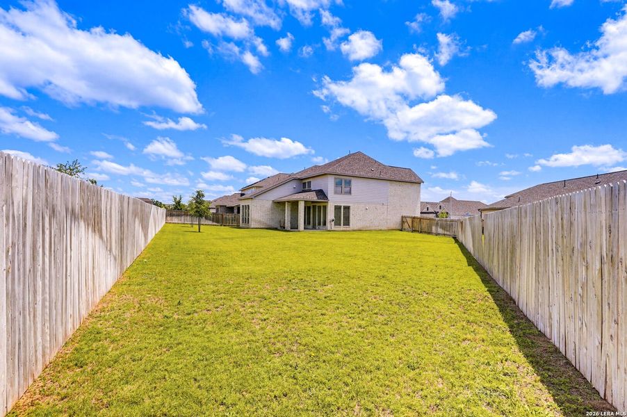 Exterior details and patio area of a home in Kallison Ranch, San Antonio (Image 25).
