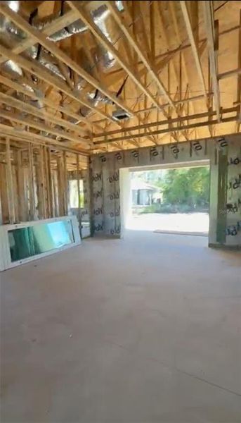 In-progress construction of a new home in , North Port, FL (Image 33).