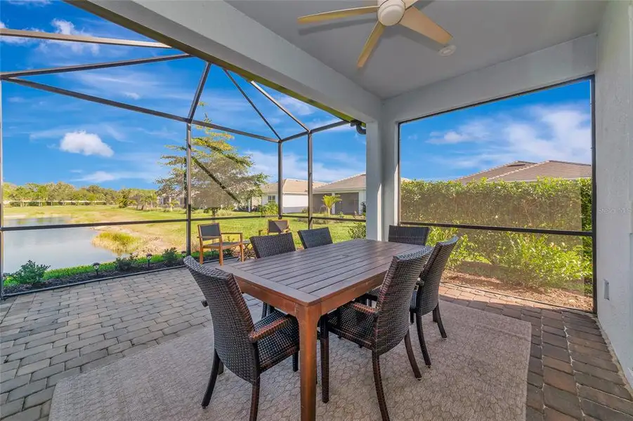Exterior details and patio area of a home in , Englewood (Image 3).