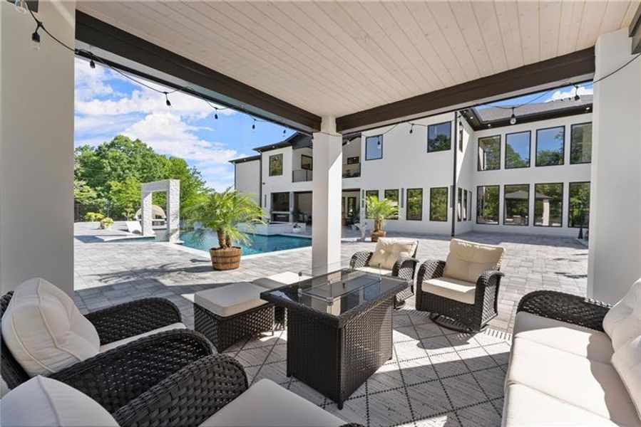 Exterior details and patio area of a home in , Lawrenceville (Image 63).