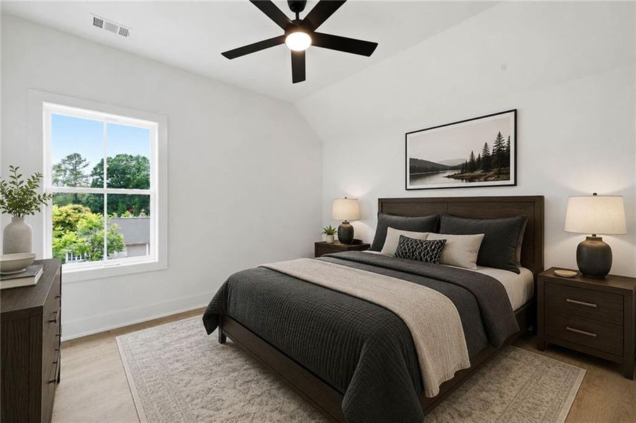 Furnished interior view inside a new home in , Ball Ground (Image 19). Furnished interior view inside a new home in , Ball Ground (Image 19).