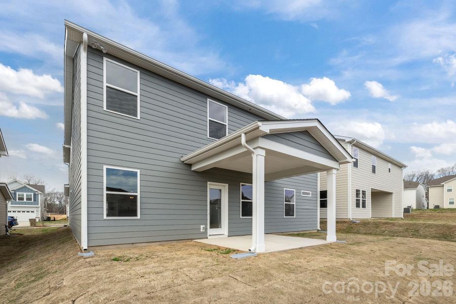 Covered back patio Covered back patio