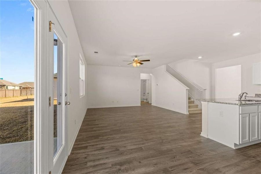 Spacious, unfurnished interior of a new home in The Preserve at Agricultural Village, Perry (Image 26).