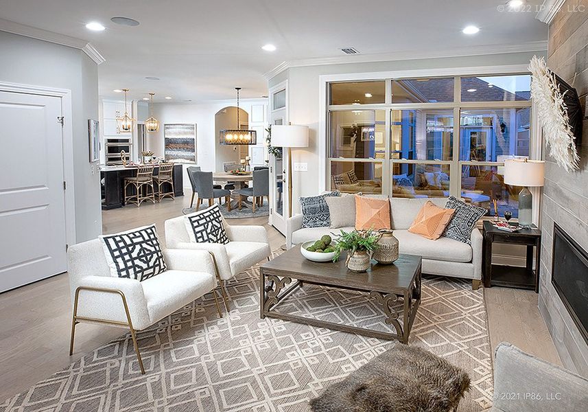 Representative furnished interior of a home built from the Palazzo by Epcon Communities in The Grove at Haven Hill, Lenoir City (Image 9). Representative furnished interior of a home built from the Palazzo by Epcon Communities in The Grove at Haven Hill, Lenoir City (Image 9).
