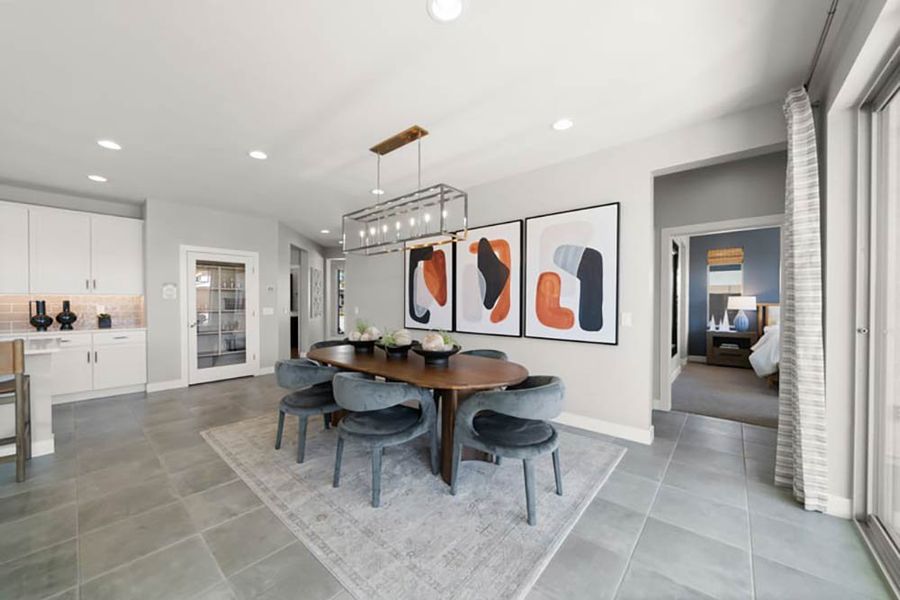 Furnished interior view inside a new home in Meridian, Queen Creek (Image 16).