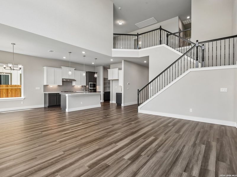 Furnished interior view inside a new home in Weltner Farms 60’s, New Braunfels (Image 5).
