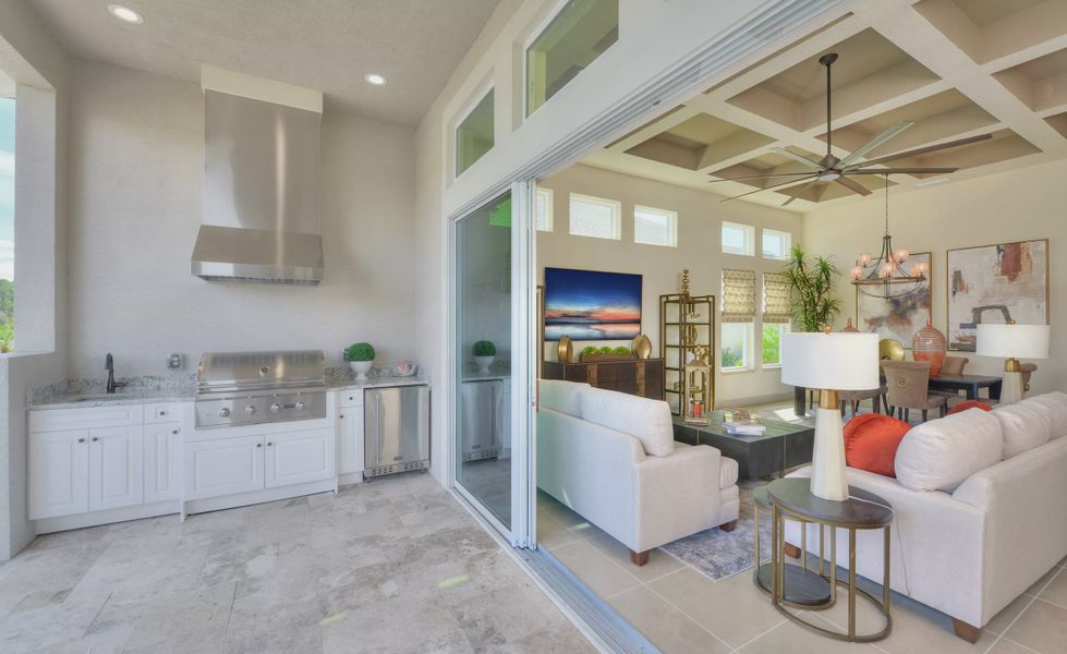Furnished interior view inside a new home in Mosaic, Daytona Beach (Image 15).