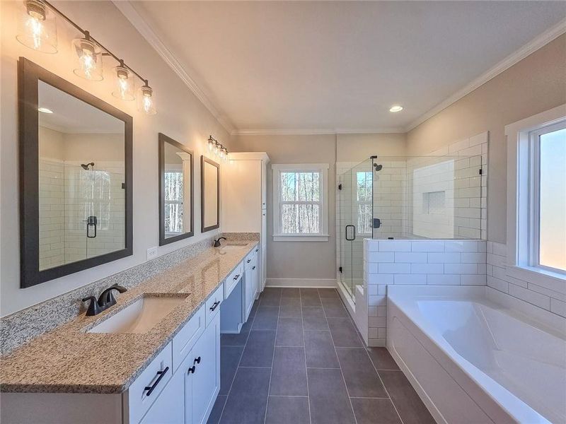 Furnished interior view inside a new home in , Rockmart (Image 16).
