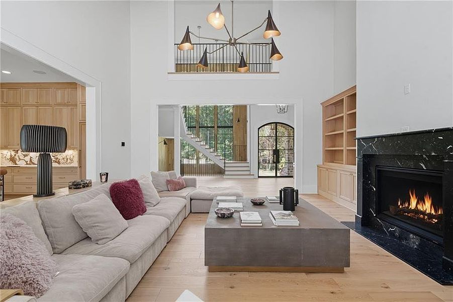 Furnished interior view inside a new home in Crossroads, Alpharetta (Image 45).