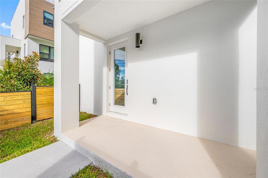 Exterior details and patio area of a home in Alante, St. Petersburg (Image 29). Exterior details and patio area of a home in Alante, St. Petersburg (Image 29).