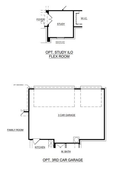2D floor plan layout for the Concept 1802 by Risewell Homes in Redden Farms, Midlothian, TX (Image 4).
