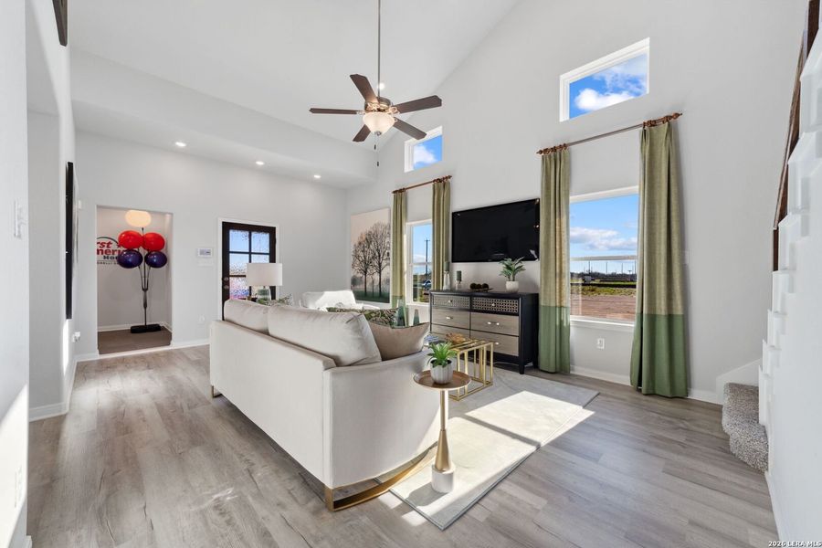 Furnished interior view inside a new home in Red Hawk Landing, San Antonio (Image 19).