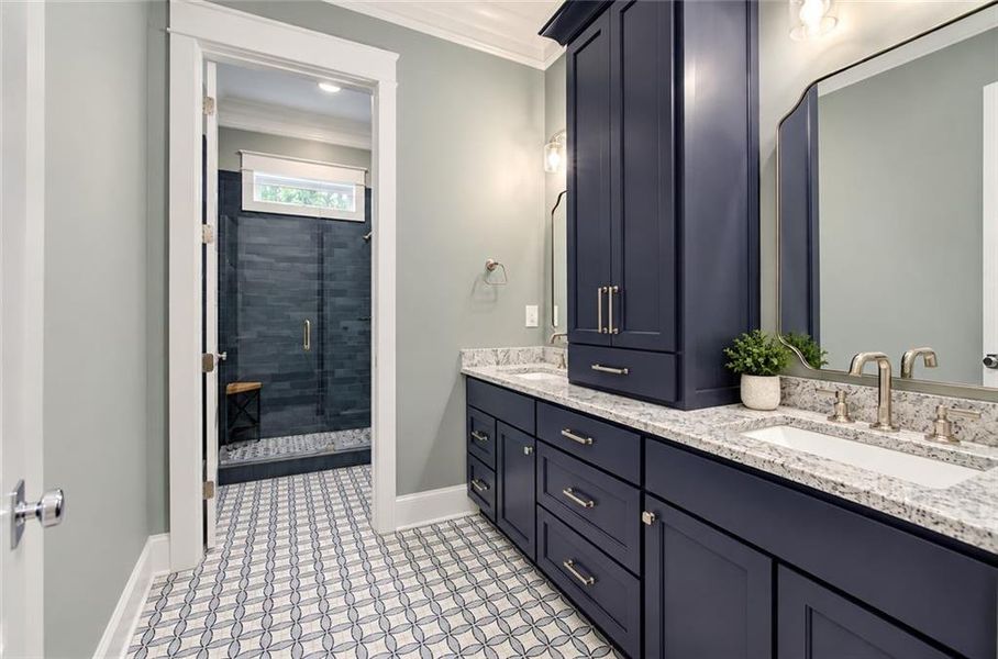 Furnished interior view inside a new home in , Cartersville (Image 19).