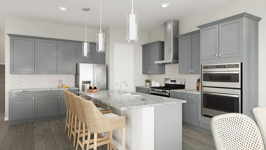 Furnished interior view inside a new home in Arietta at Soleo, San Tan Valley (Image 18).