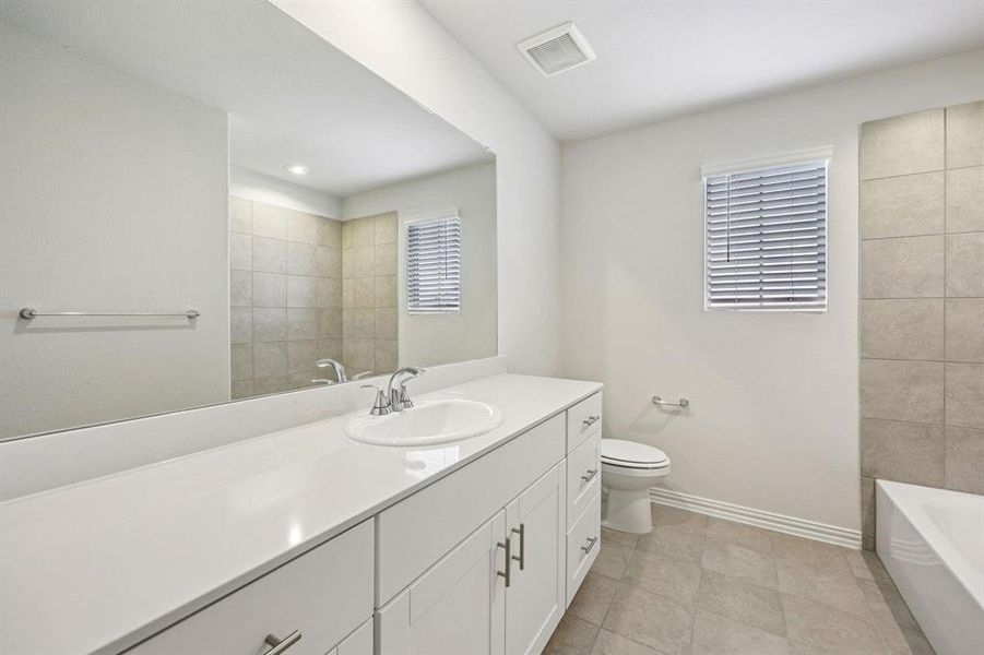 Furnished interior view inside a new home in Lakehaven - Spring Series, Farmersville (Image 10).