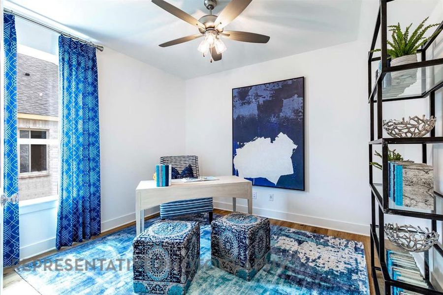 Furnished interior view inside a new home in Bel Air Village: 50ft. lots, Sherman (Image 23).