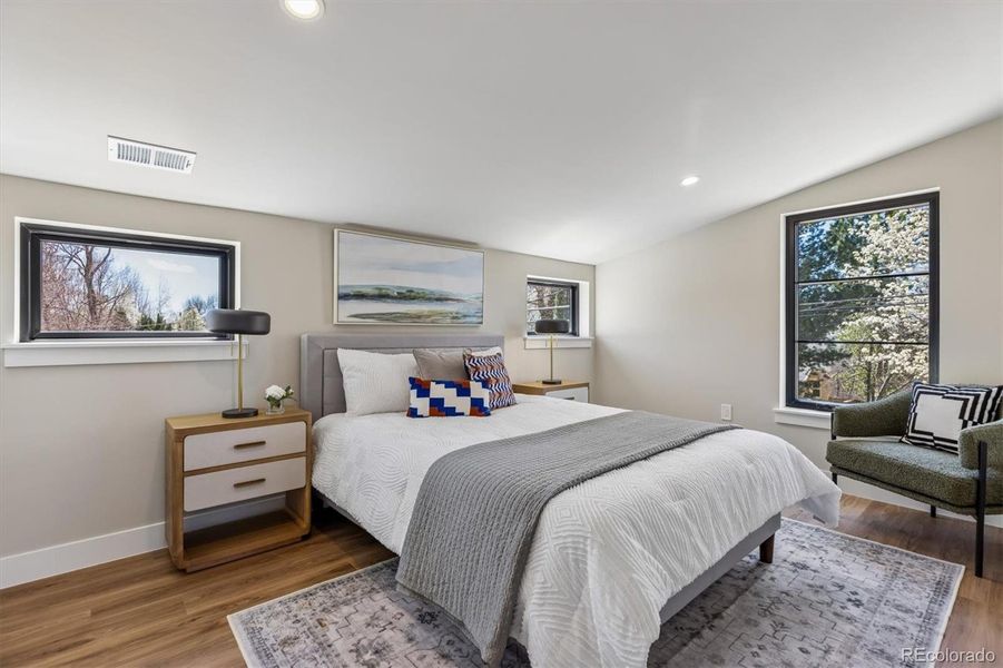 Furnished interior view inside a new home in , Denver (Image 32).