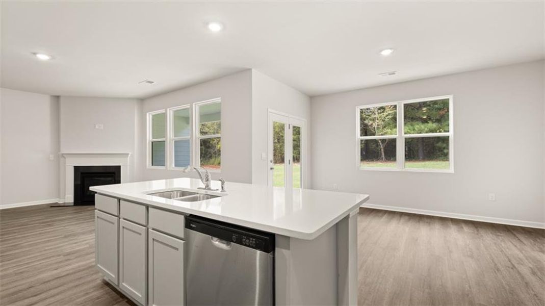 Furnished interior view inside a new home in Preserve at Dove Creek, Statham (Image 18).