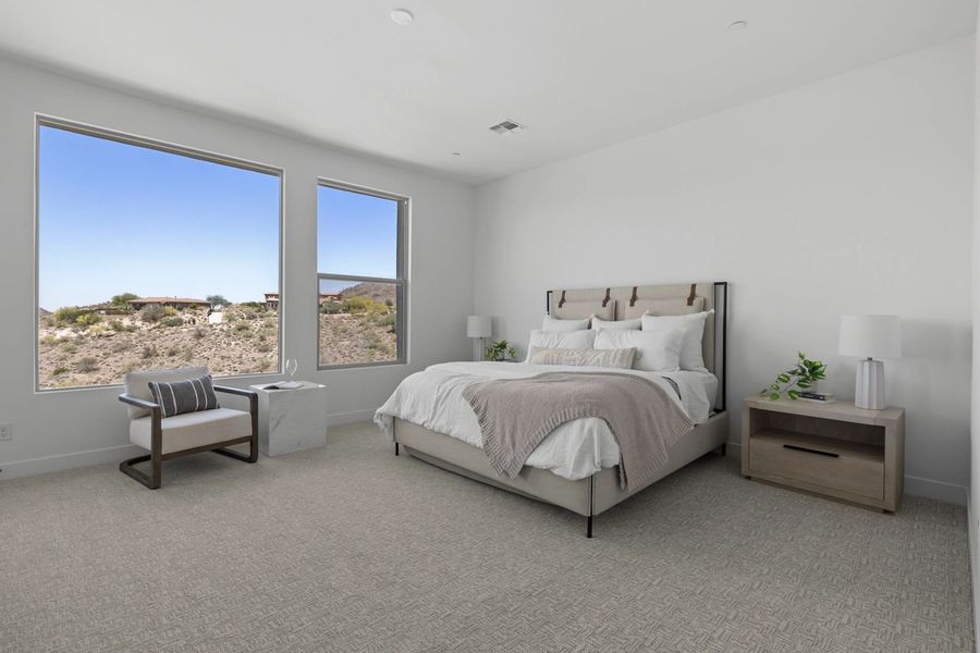 Representative furnished interior of a home built from the Ridgeline by KLMR Homes in Bellos at The Summit, Fountain Hills (Image 16).