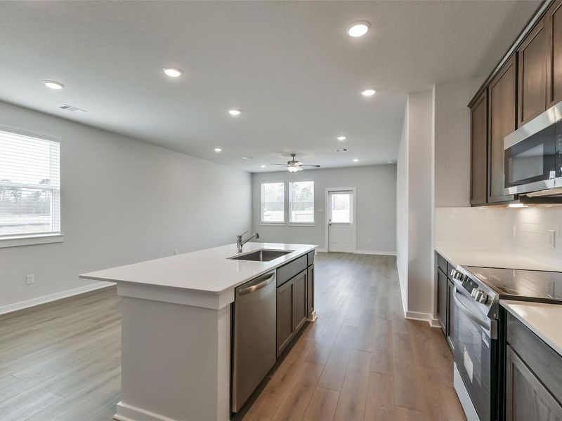 Furnished interior view inside a new home in Liberty Estates, Cleveland (Image 11).