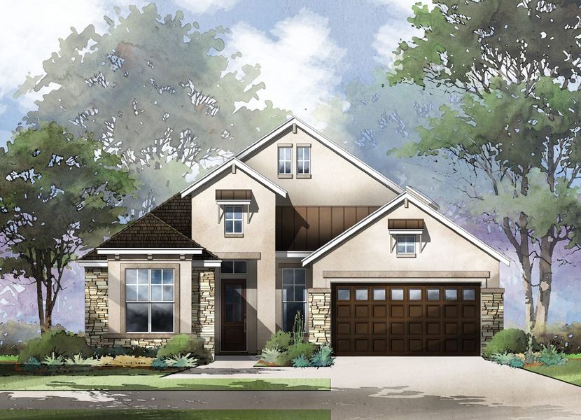 San Carlos Elevation B | Sitterle Homes San Carlos Elevation B | Sitterle Homes
