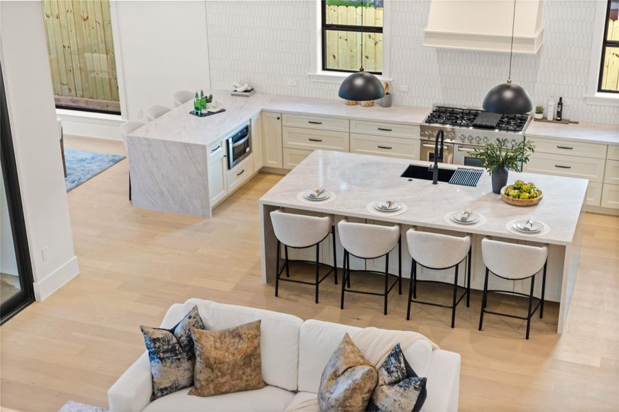 Furnished interior view inside a new home in , Houston (Image 10).