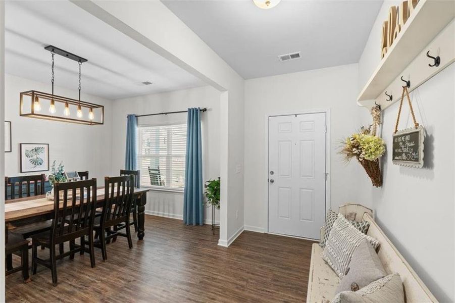 Furnished interior view inside a new home in Jackson Farm, Cartersville (Image 19).