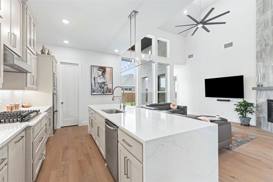 Furnished interior view inside a new home in , Prosper (Image 7).
