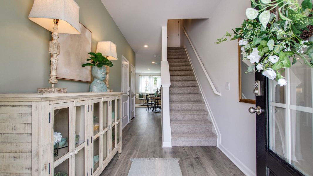 Representative furnished interior of a home built from the MEDFORD by D.R. Horton in Campbell Place, Lebanon (Image 5).