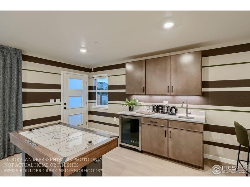 Furnished interior view inside a new home in Baseline, Broomfield (Image 15).