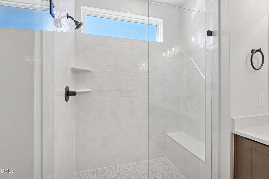 Tile Shower in Primary Bath