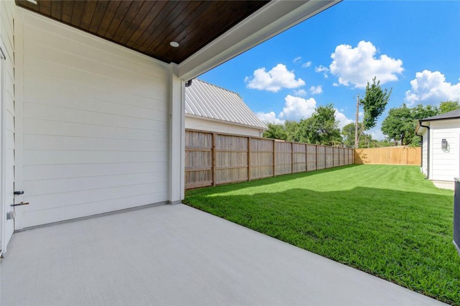 Exterior details and patio area of a home in , Houston (Image 24). Exterior details and patio area of a home in , Houston (Image 24).